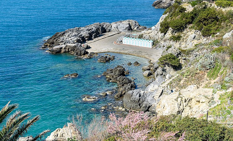 La spiaggia di Bagno delle Donne a Talamone